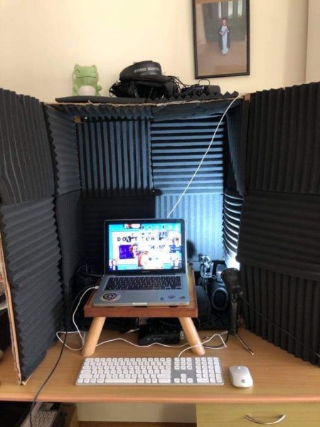 Silvi Vann-Wall's home recording set-up
